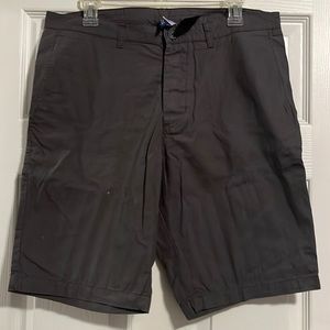 Mend Gray Button Up Chino Shorts